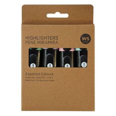WS Highlighter Pastel 4 pack Assorted 4 Pack
