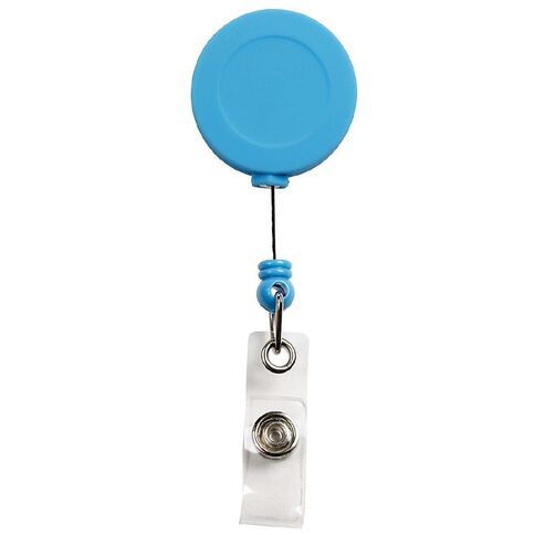 Rexel Badge Reel Soft Touch Blue Warehouse Stationery Nz