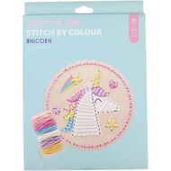 Stitch By Colour Unicorn
