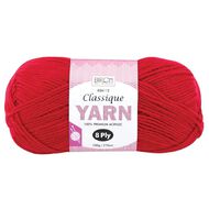 Birch Classique Yarn 100% Premium Acrylic 100g Ball 8 Ply Red