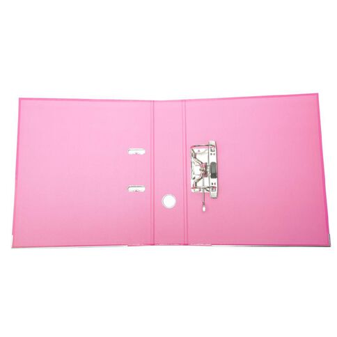 WS Colour Pop Lever Arch File A4 Pink Pink
