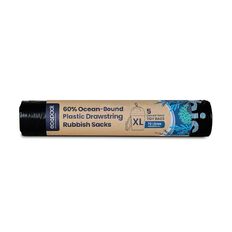 Ecopack Ocean-Bound Plastic Bin Liners 70L 5 bags XL