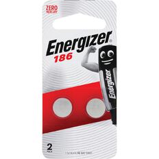 Energizer Alkaline Button Battery 186 2 Pack