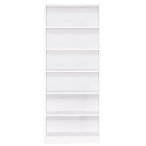 Workspace Soho 6 Tier Bookcase White