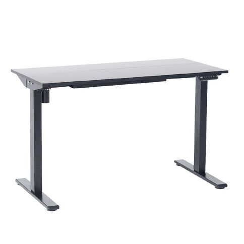 Workspace 2 Tier Adjustable Desk Black