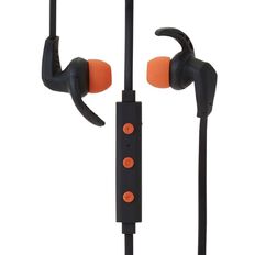Active Intent Bluetooth Sports Earbuds Black/Orange