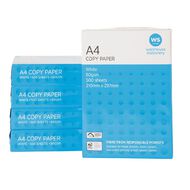 WS Photocopy Paper 80gsm 500 Pack A4