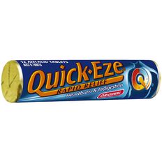 Quick Eze Antacid Original Stick Tablets 12 Pack
