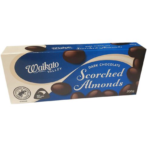 Waikato Valley Chocolates Scorched Almonds Dark Chocolate