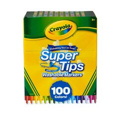 Crayola Washable Super Tips Markers 100 Pack