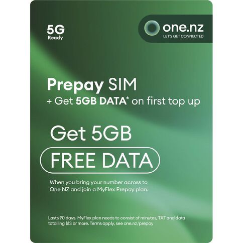One NZ Prepay Triple SIM