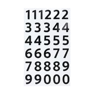 Uniti Numbers Black 1 Sheet