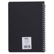 Uniti Stationery Rose A5 Notebook Black
