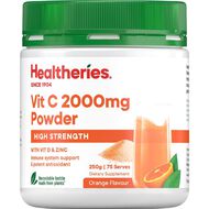 Healtheries High Strength Vit C 2000mg Powder 250g