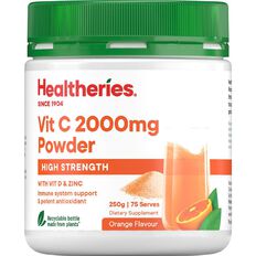 Healtheries High Strength Vit C 2000mg Powder 250g