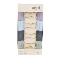 Uniti Adults Hydrangea Binder Clips