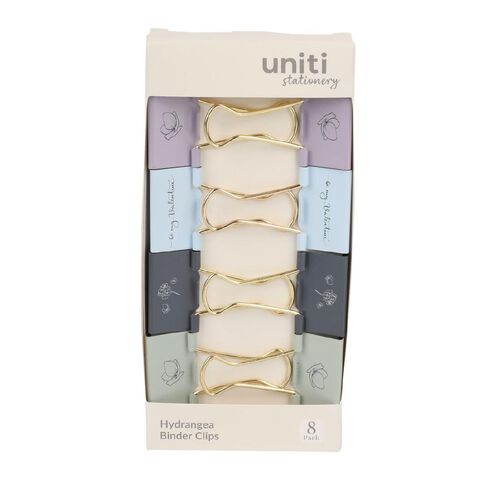 Uniti Adults Hydrangea Binder Clips