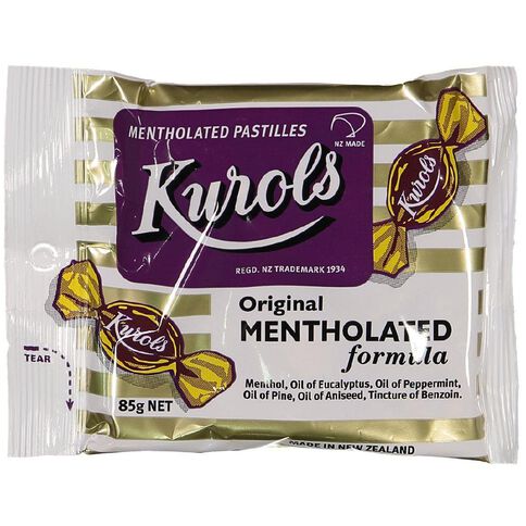 Kurols Mentholated Pastilles 85g