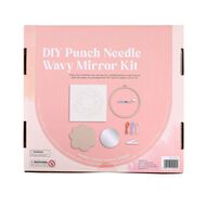 DIY Punch Needle Wavy Mirror Kit
