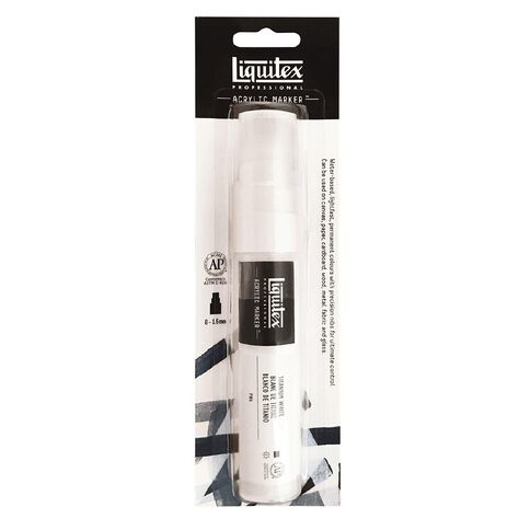 Liquitex Professional Acrylic Marker 15mm Titanium White