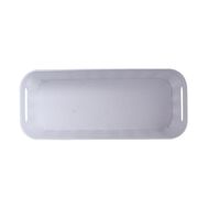 Living & Co Narrow Wave Storage Bin White 5L