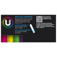 U By Kotex Regular Tampons 16 Pack