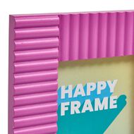 Happy Frames Vertical Ribbed 10x15cm Pink