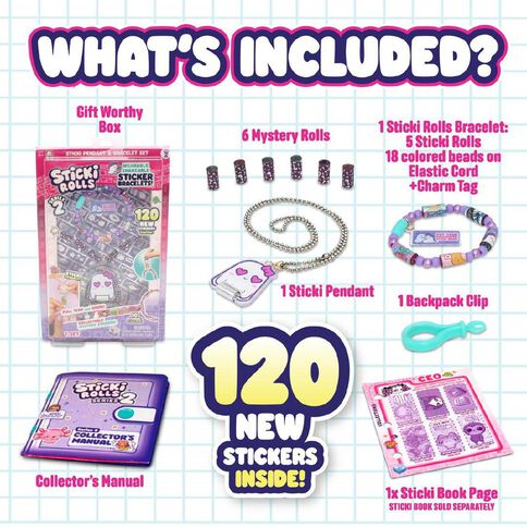 Sticki Rolls Sticki Pendants Series 2