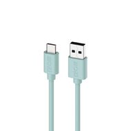 Moki USB-A to USB-C SynCharge Cable 1m - Pastel Green