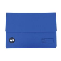 WS Manilla Document Wallet Navy