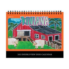 BrownTrout 2022 Desk Easel Calendar Kiwiana