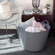 Living & Co Round Flexi Tub Grey 60L