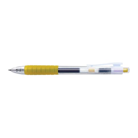 Faber-Castell 0.7mm Fast Gel Ink Rollerball Pen Gold Gold
