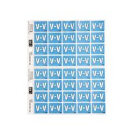 Filecorp Coloured Labels V Blue Mid