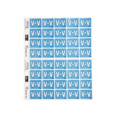 Filecorp Coloured Labels V Blue Mid