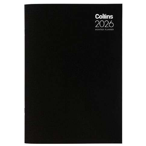 Collins 2026 Monthly Planner Even Year Assorted A4