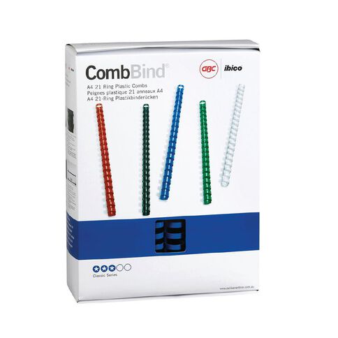 Ibico Binding Comb 25mm Blue 50 Pack