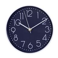 Living & Co Clock 20.5cm x 20.5cm Navy/White