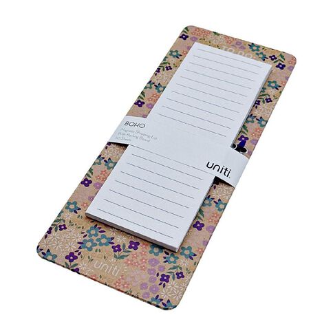 Uniti Boho Shopping List