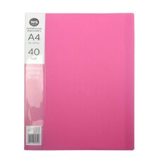 WS Colour Pop Clearbook Premium 40 Page Pink