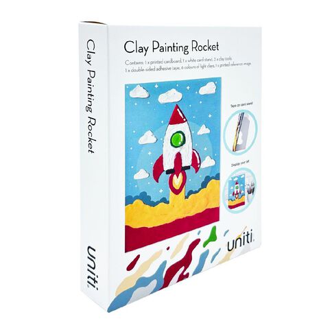 Uniti Clay Painting Rocket