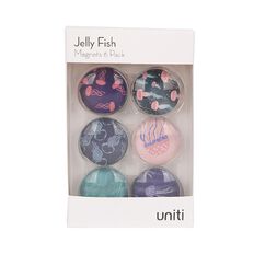 Uniti Jelly Fish Magnets 6 Pack