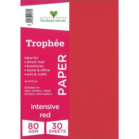 Trophee Paper 80gsm 30 Pack Intensive