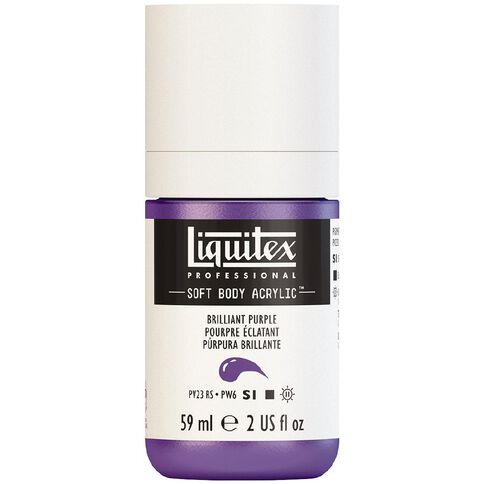Liquitex Soft Body Acrylic 59ml Brilliant Purple S1