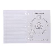 WS Ruled/Punched Pad Refill 7mm 200 Leaf Orange