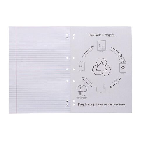 WS Ruled/Punched Pad Refill 7mm 200 Leaf Orange