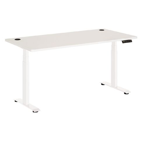 Jasper J Emerge Elec Height Adj Desk Dual Motor 3 Stage 1500 WhtWht
