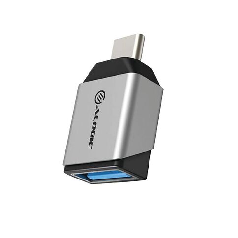Alogic Ultra Mini USB-C to USB-A Adapter Silver