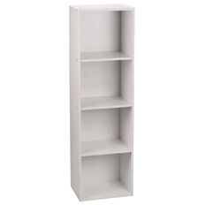 Living & Co Mia Bookcase 4 Tier White