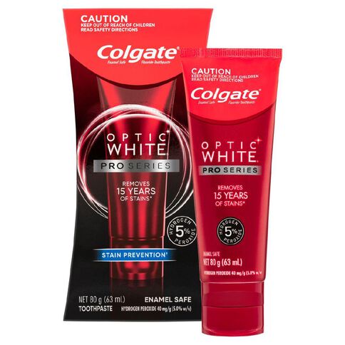 Colgate Optic White Pro Series Stain Shield Toothpaste 80g